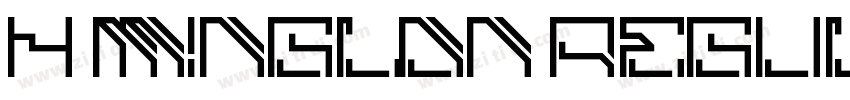 H Minglan Regular字体转换